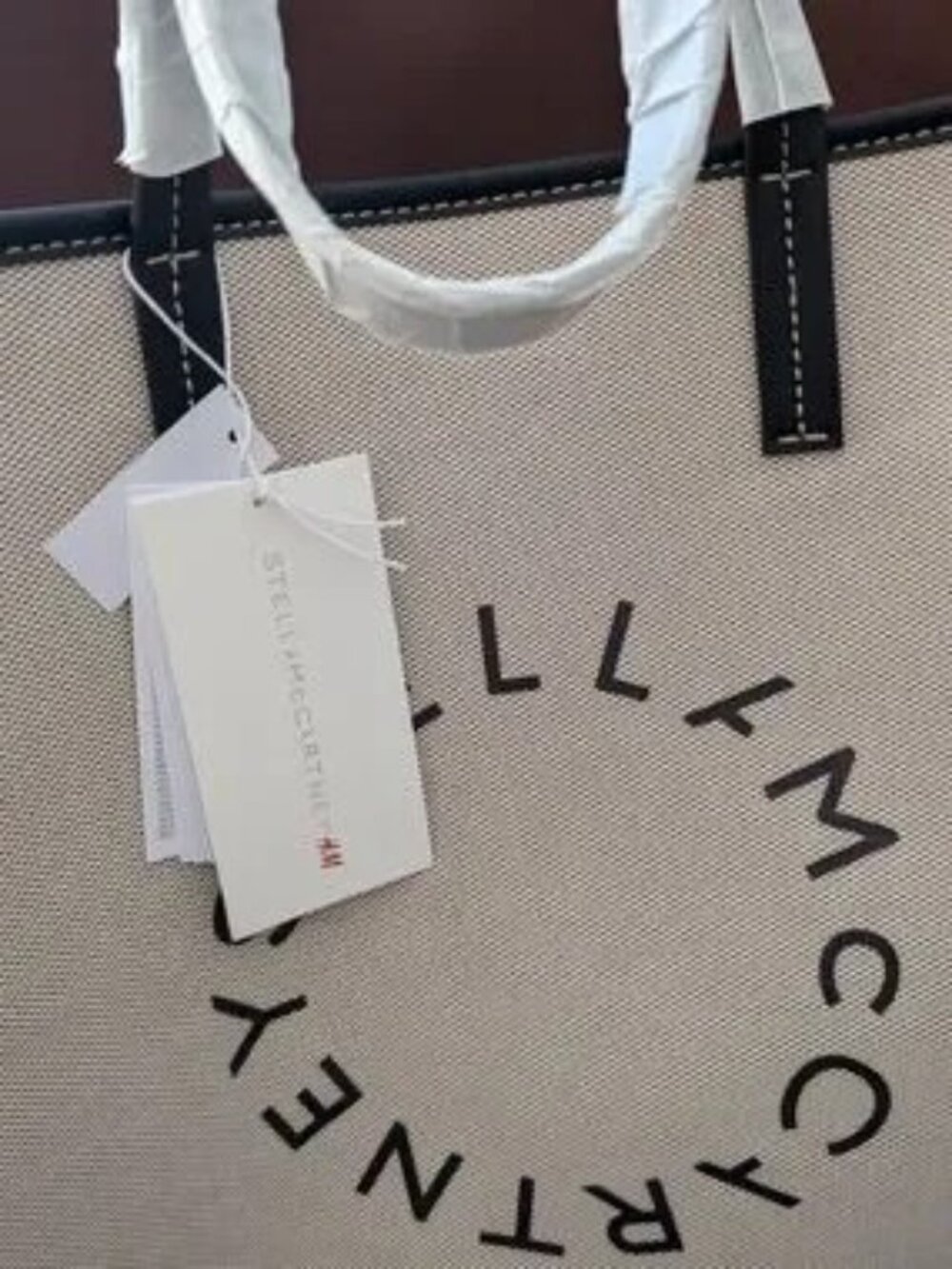STELLA MCCARTNEY x H&M Large Canvas Tote Bag - Sold Out Online - NWT - Picture 13 of 16